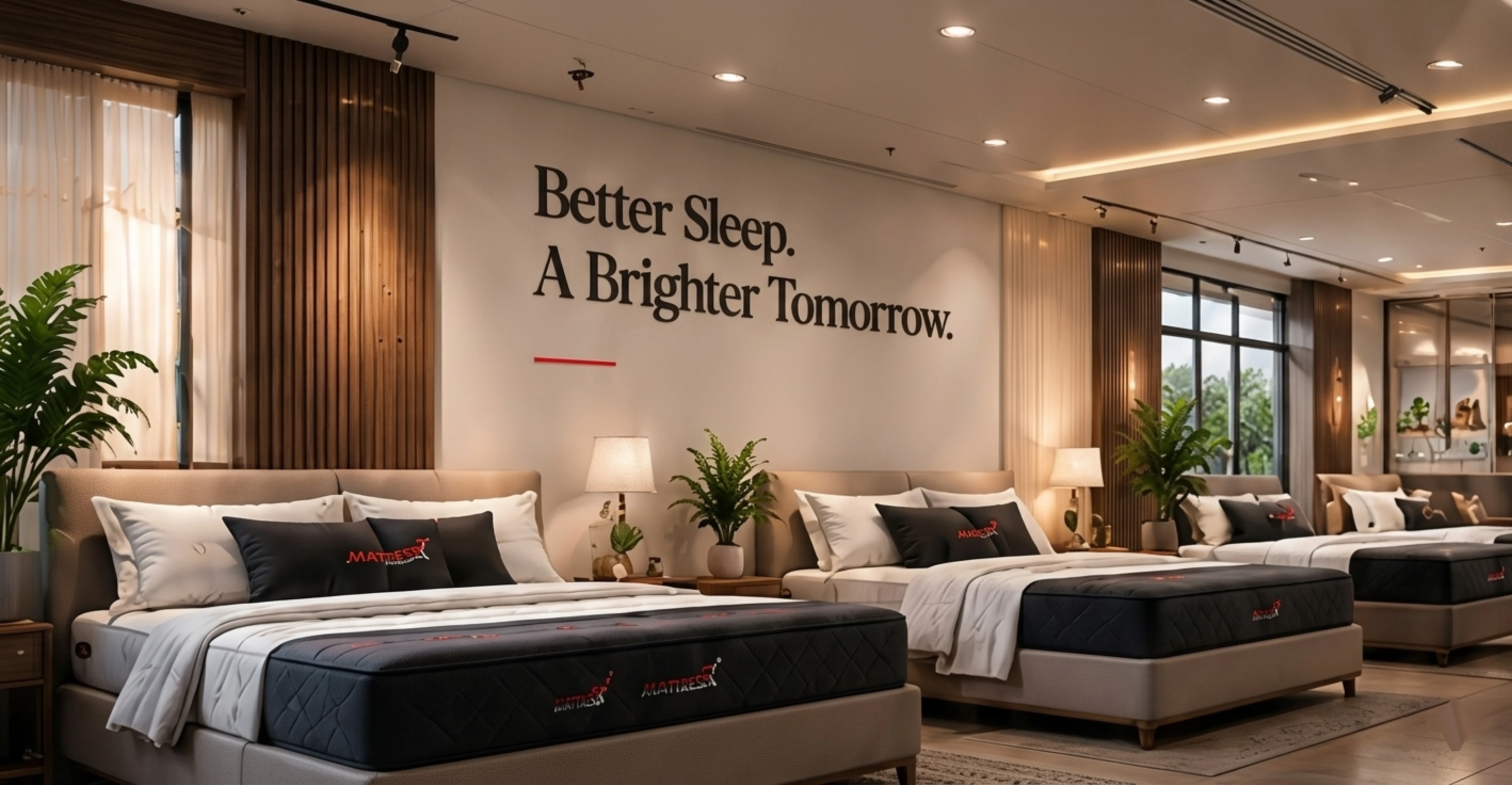Avalon mattress showroom interior