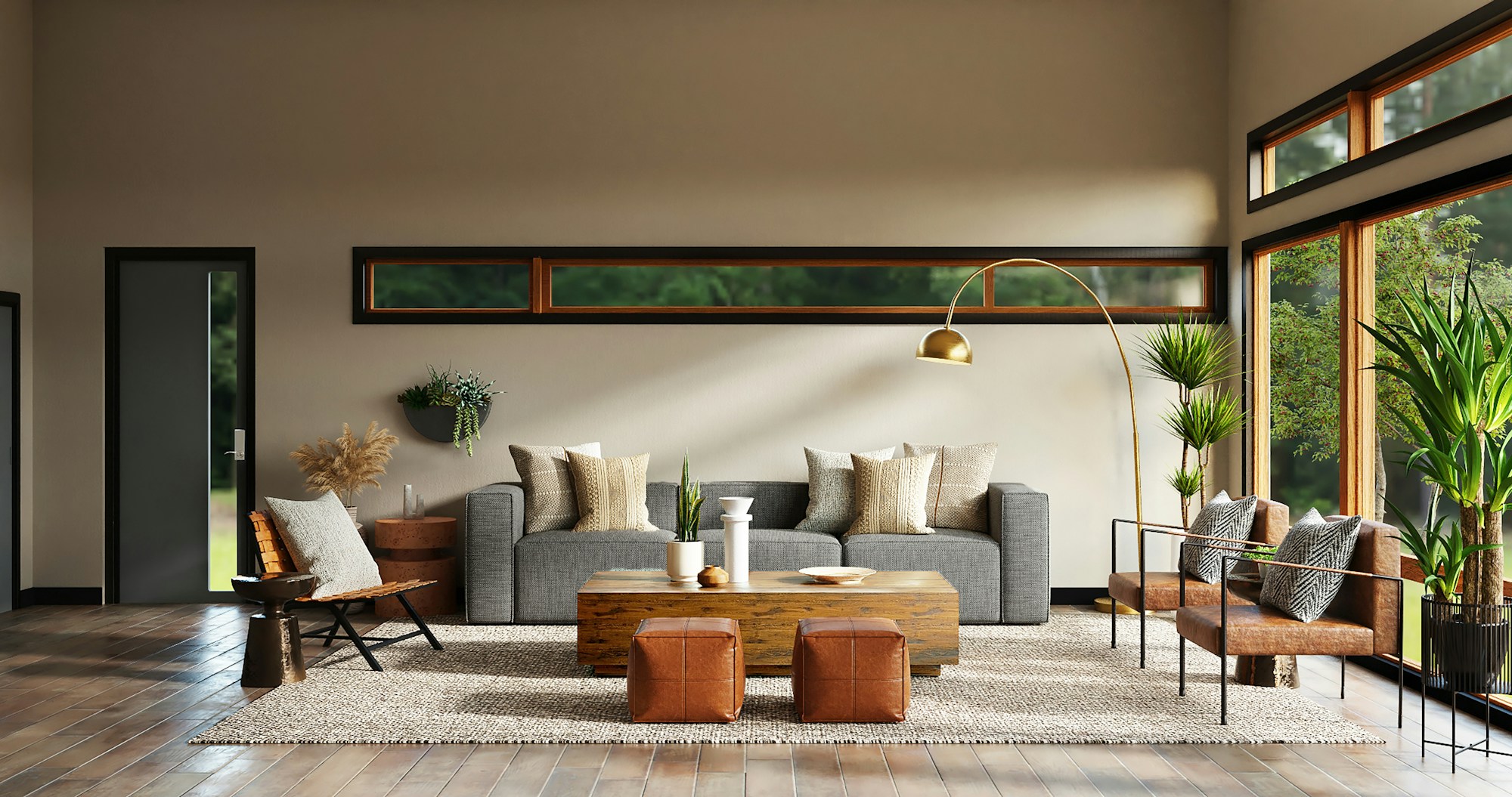Luxury living room with premium Avalon-style furniture